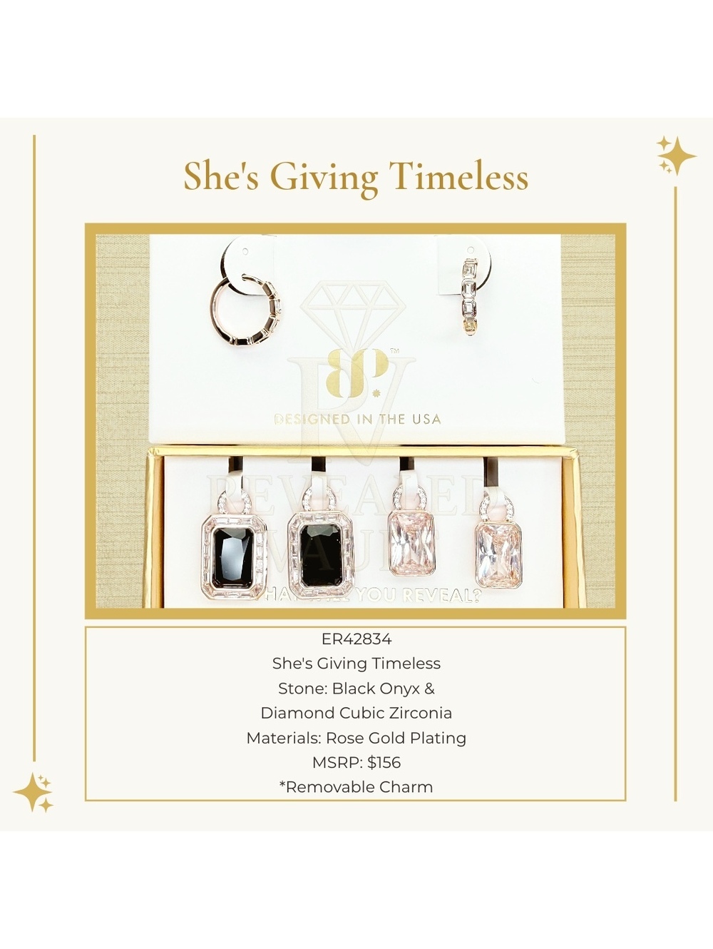 She's Giving Timeless - Charming Hoops
